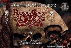 Aura Noctis live in Ritmo y Compás (Madrid, Spain), July 24, 2011 - Poster - open/download image @600x430