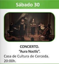 Aura Noctis concierto en Cerceda, Madrid